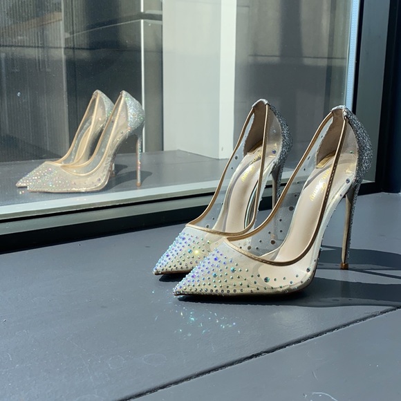 Shoes - Follies Christal Heels - NEW